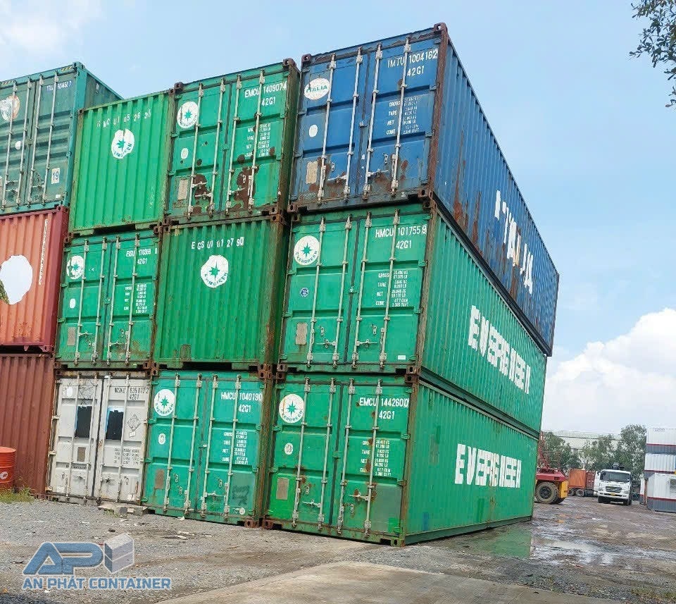 Lô thùng container cũ đẹp