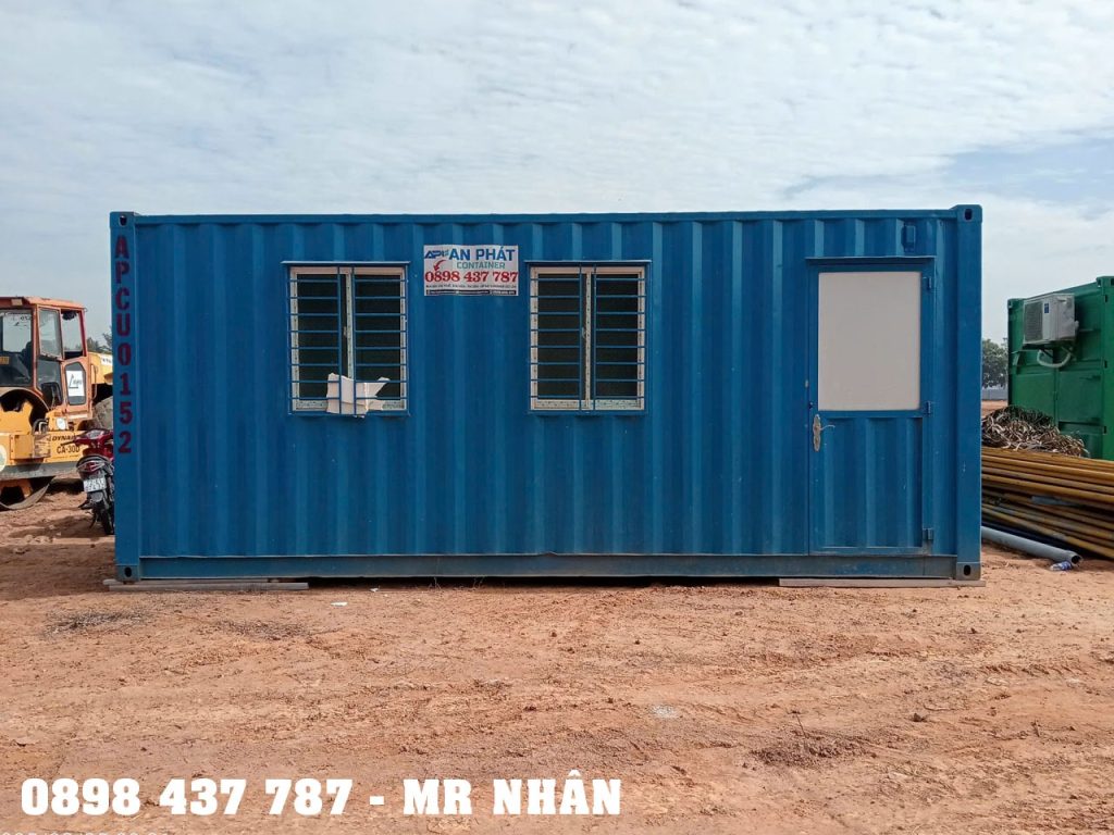 Container văn phòng 20 feet trang bị cơ bản