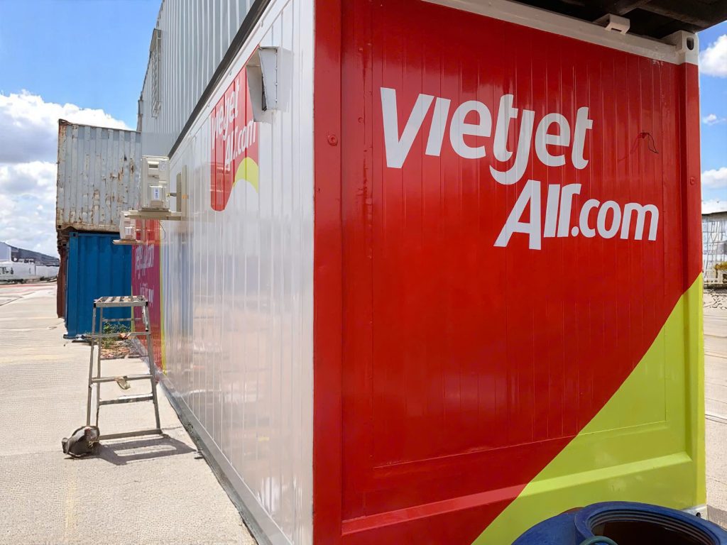 Container Văn Phòng 40 Feet Vietjet Tại Tân Sơn Nhất