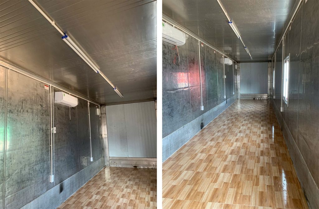 Nội Thất Container Văn Phòng 40 Feet Vietjet Air