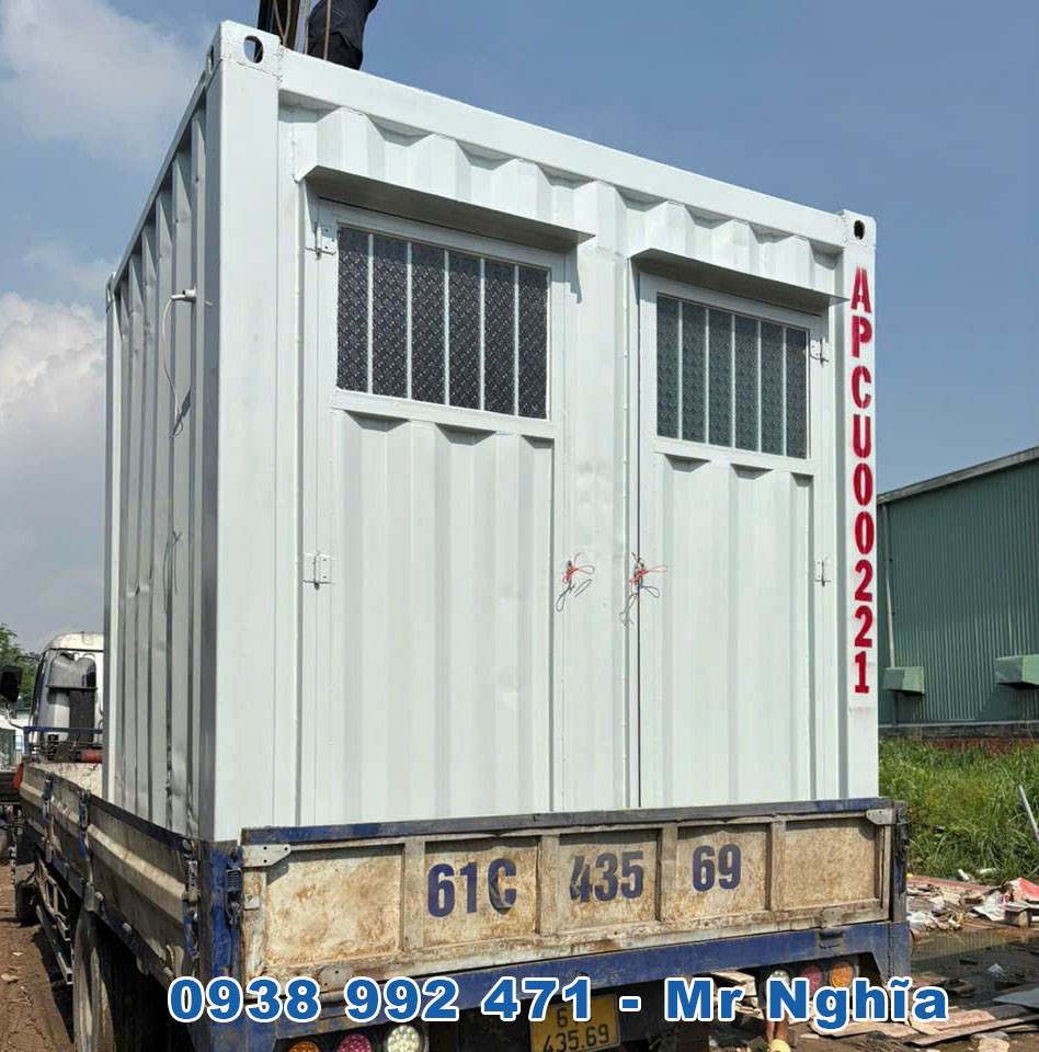 Container Toilet Có Bể Phốt 2 Buồng