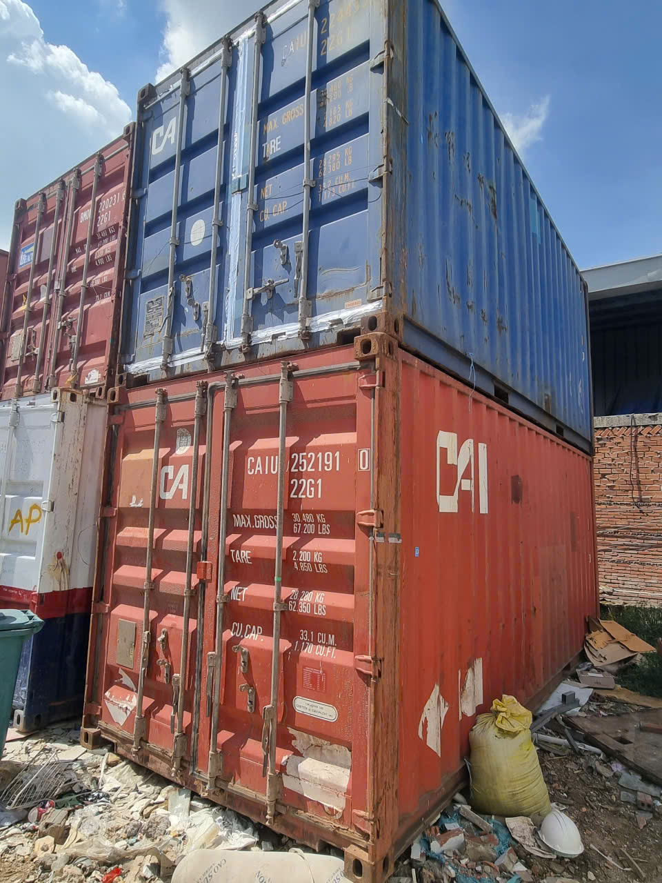 Container kho giá rẻ dùng chứa hàng hóa và vật tư