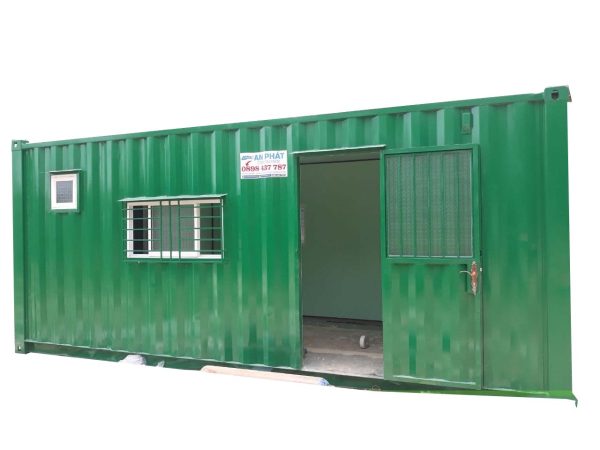 Container văn phòng 20 feet màu xanh lá