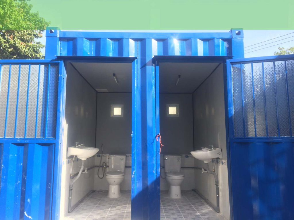 Bán và Cho Thuê Container Toilet 10 feet loại 2 buồng