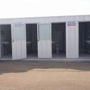 Container toilet 20 feet