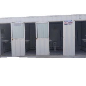 Container toilet 4 buồng, đầy đủ trang thiết bị