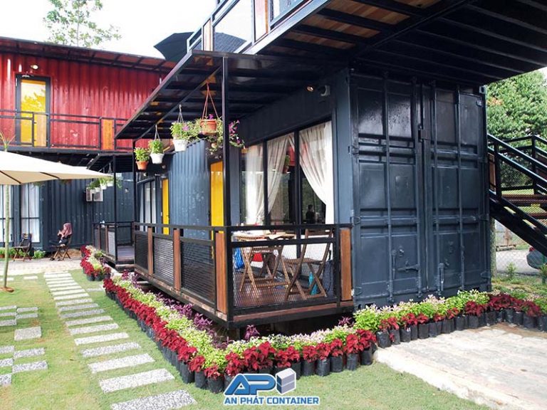 Homestay Container tại Đà Lạt được An Phát Container thi công