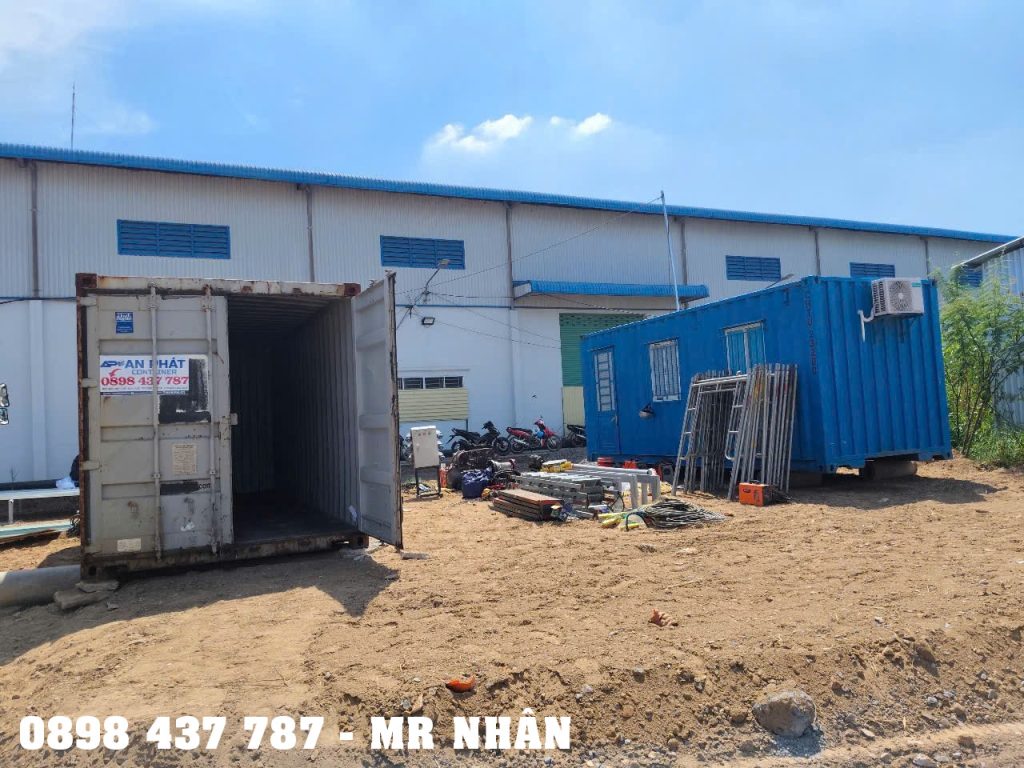 Bàn giao Container Văn Phòng 20 feet và Kho 20 feet cho khách tại Long An