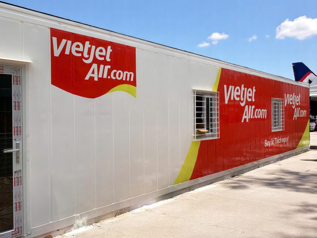 Container Văn Phòng 40 Feet Vietjet Tại Sân Bay Tân Sơn Nhất